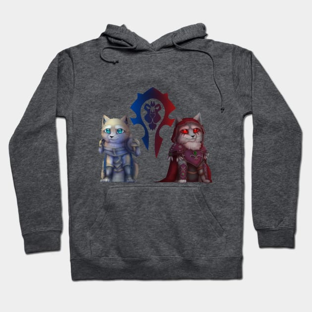 Anduin and Sylvanas dogs. Hoodie by TheRoyalShiny